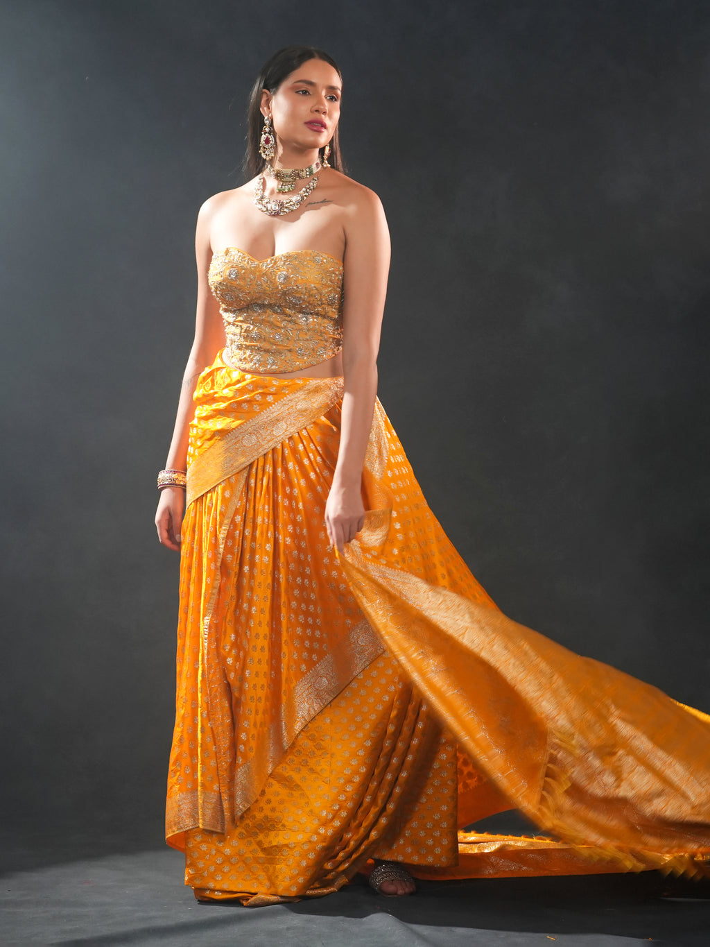 Sunlit Banarasi Drape