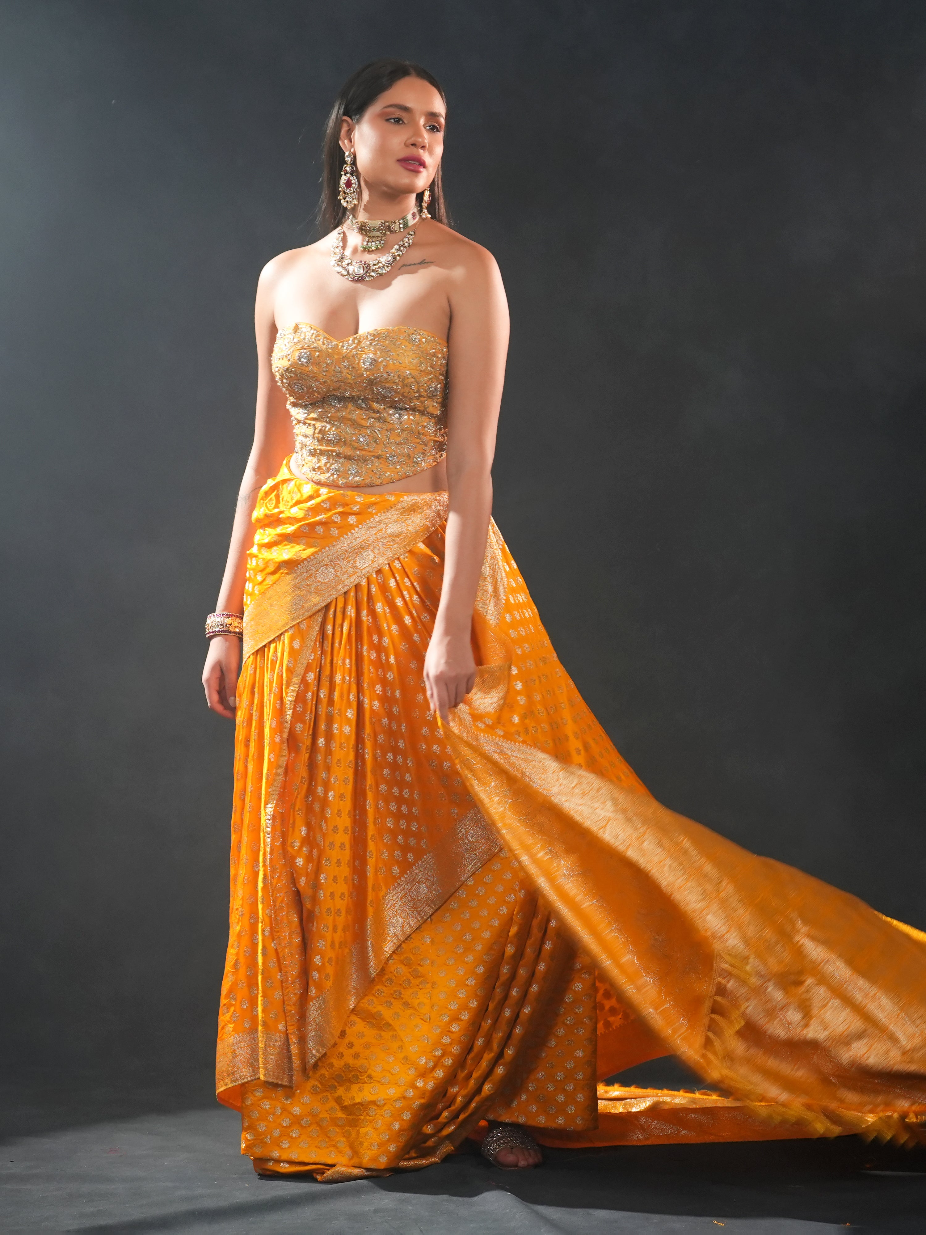 Sunlit Banarasi Drape