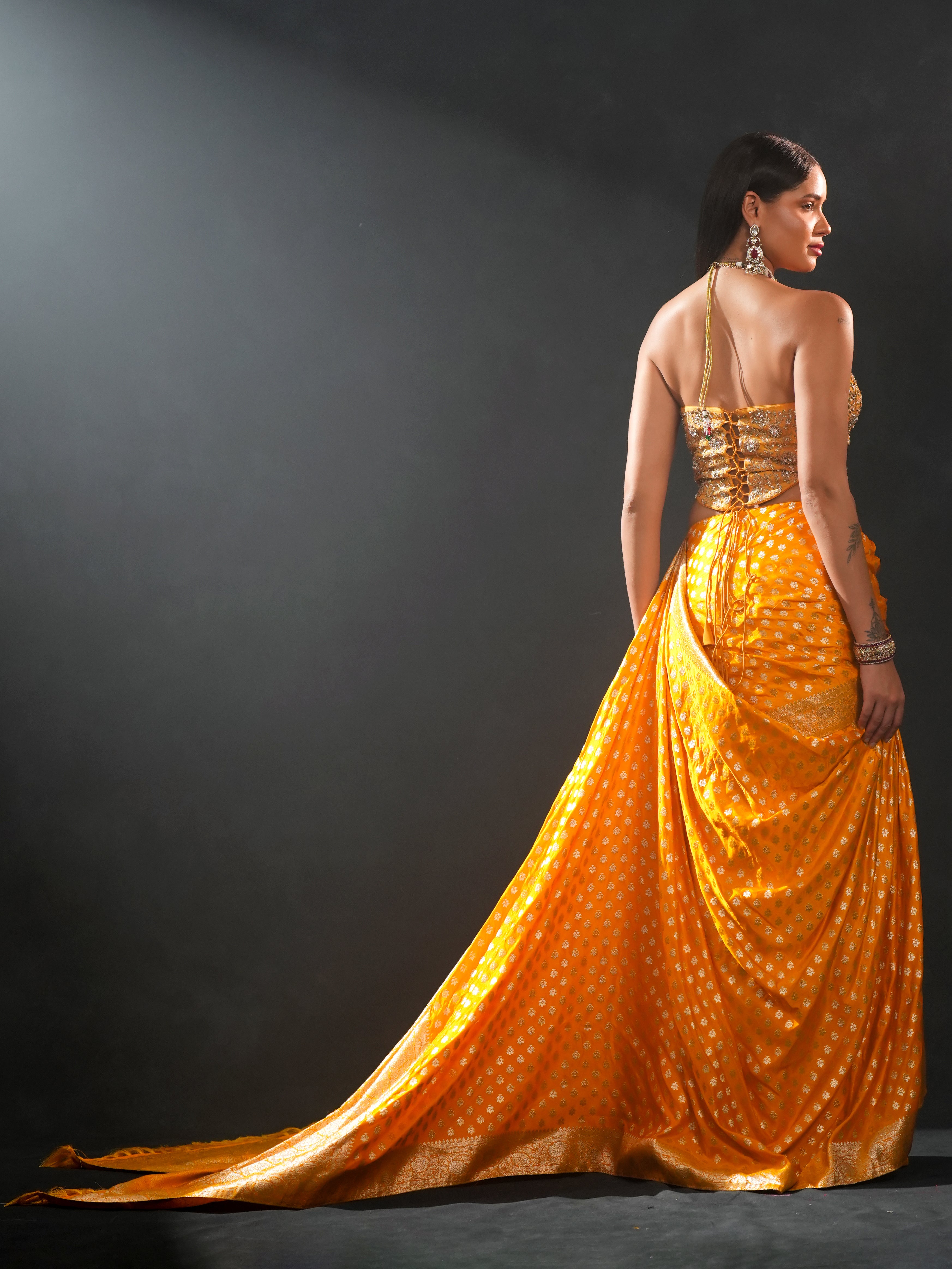Sunlit Banarasi Drape