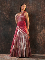 Aurelia zari cascade gown