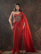 Mehar drape saree