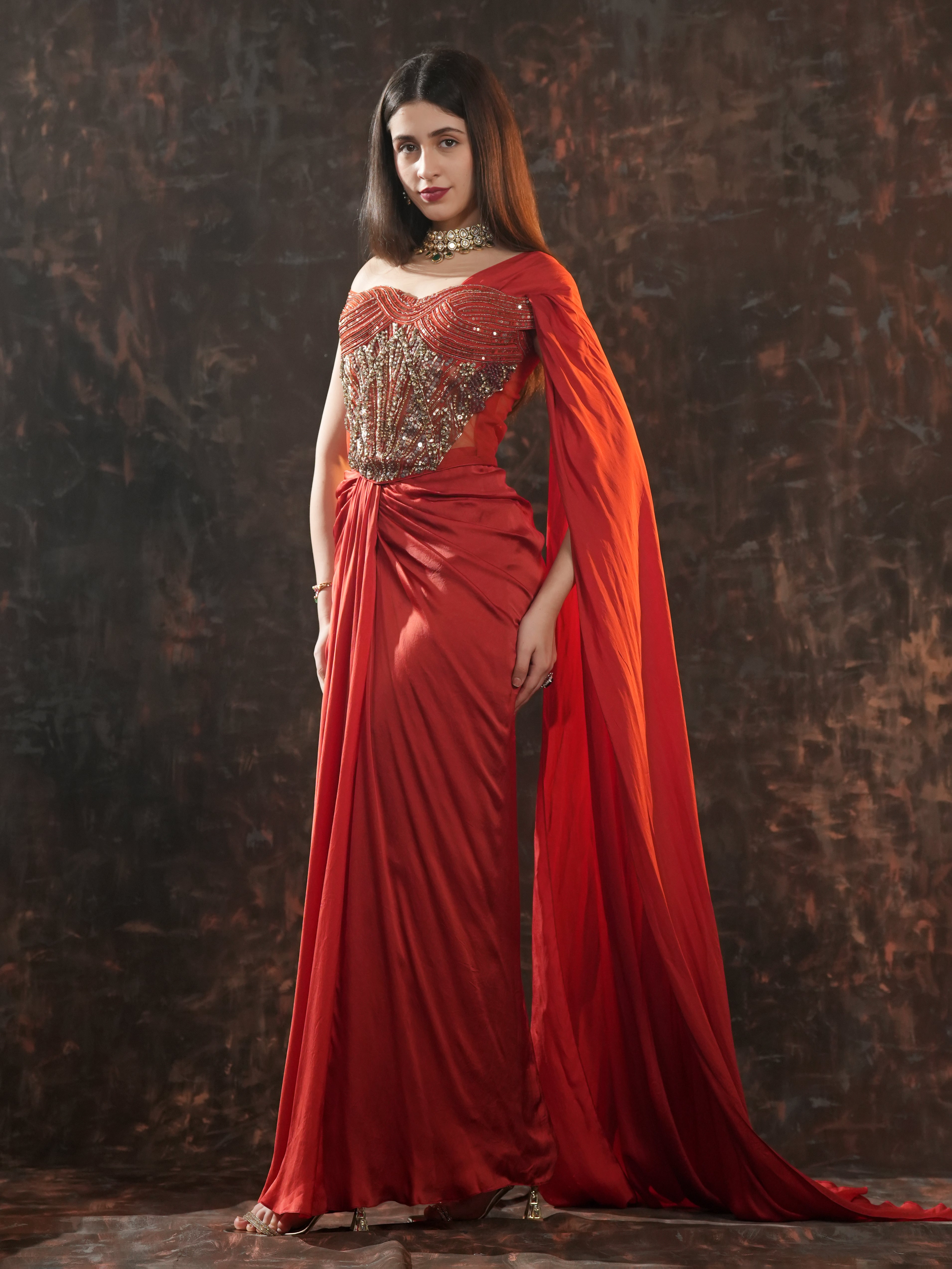Mehar drape saree