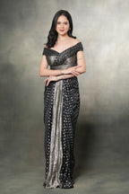 BLACK FUSON GOWN