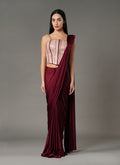 Ruby Blush Saree