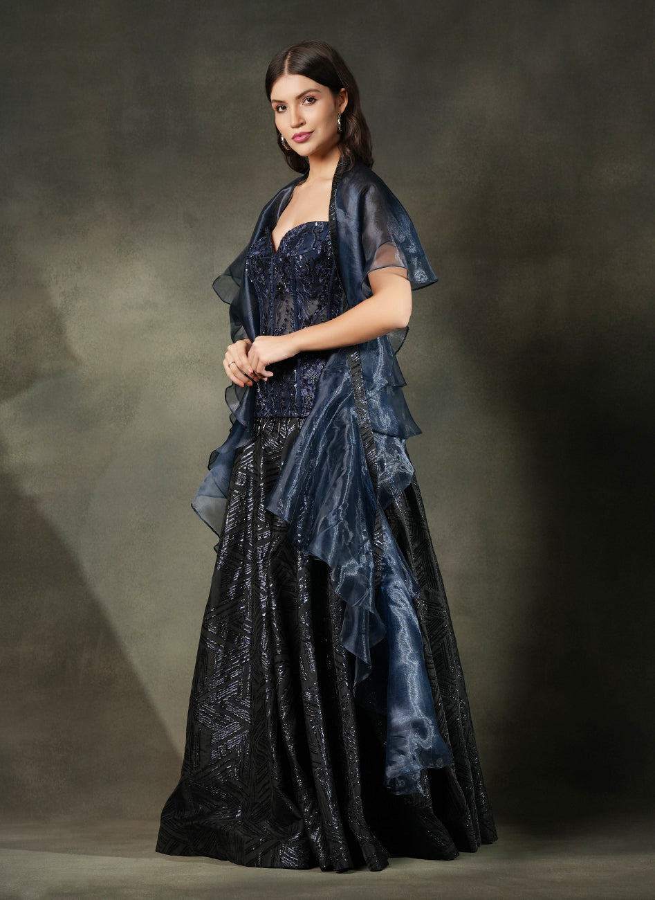 Midnight Symphony Gown