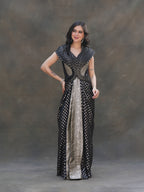 Midnight Zari gown