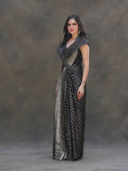Midnight Zari gown