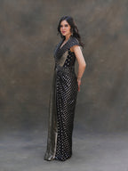 Midnight Zari gown