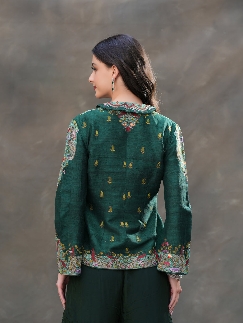 The Firdaus Short-Jacket Set