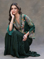 The Firdaus Short-Jacket Set