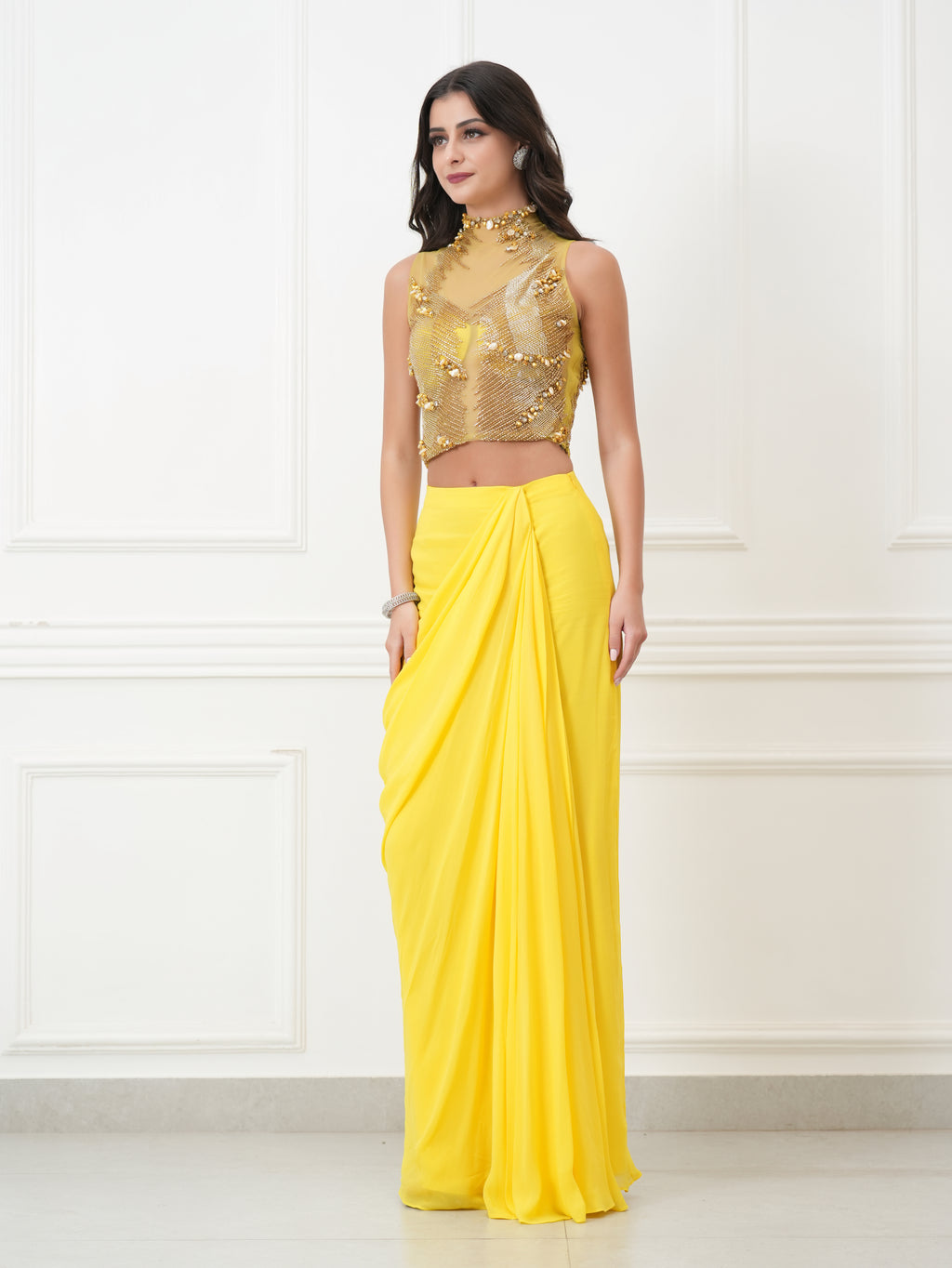 Zivara Gold Drape