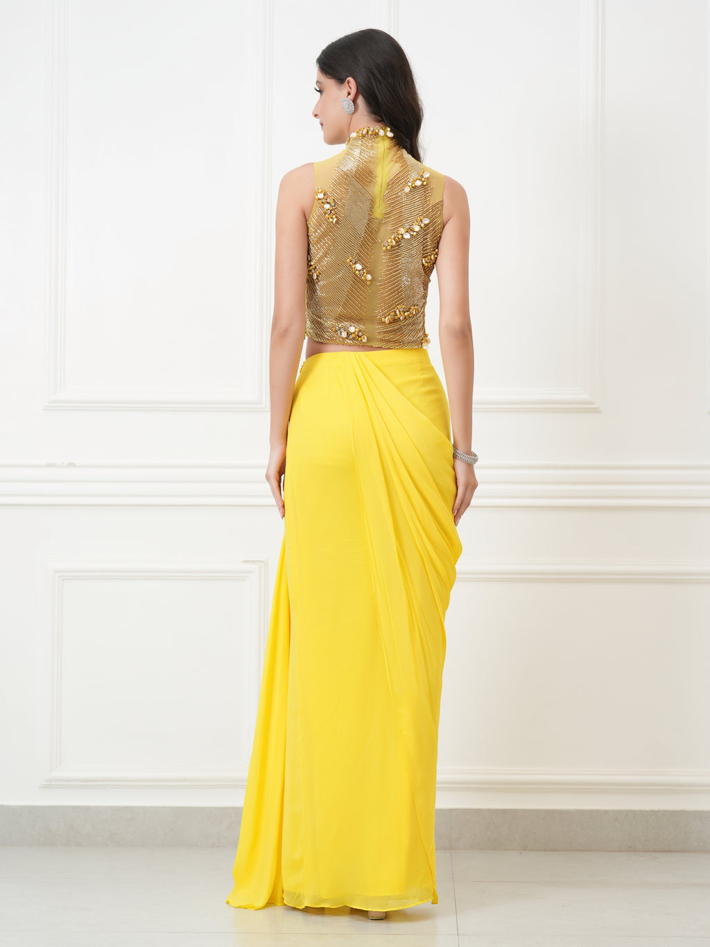 Zivara Gold Drape