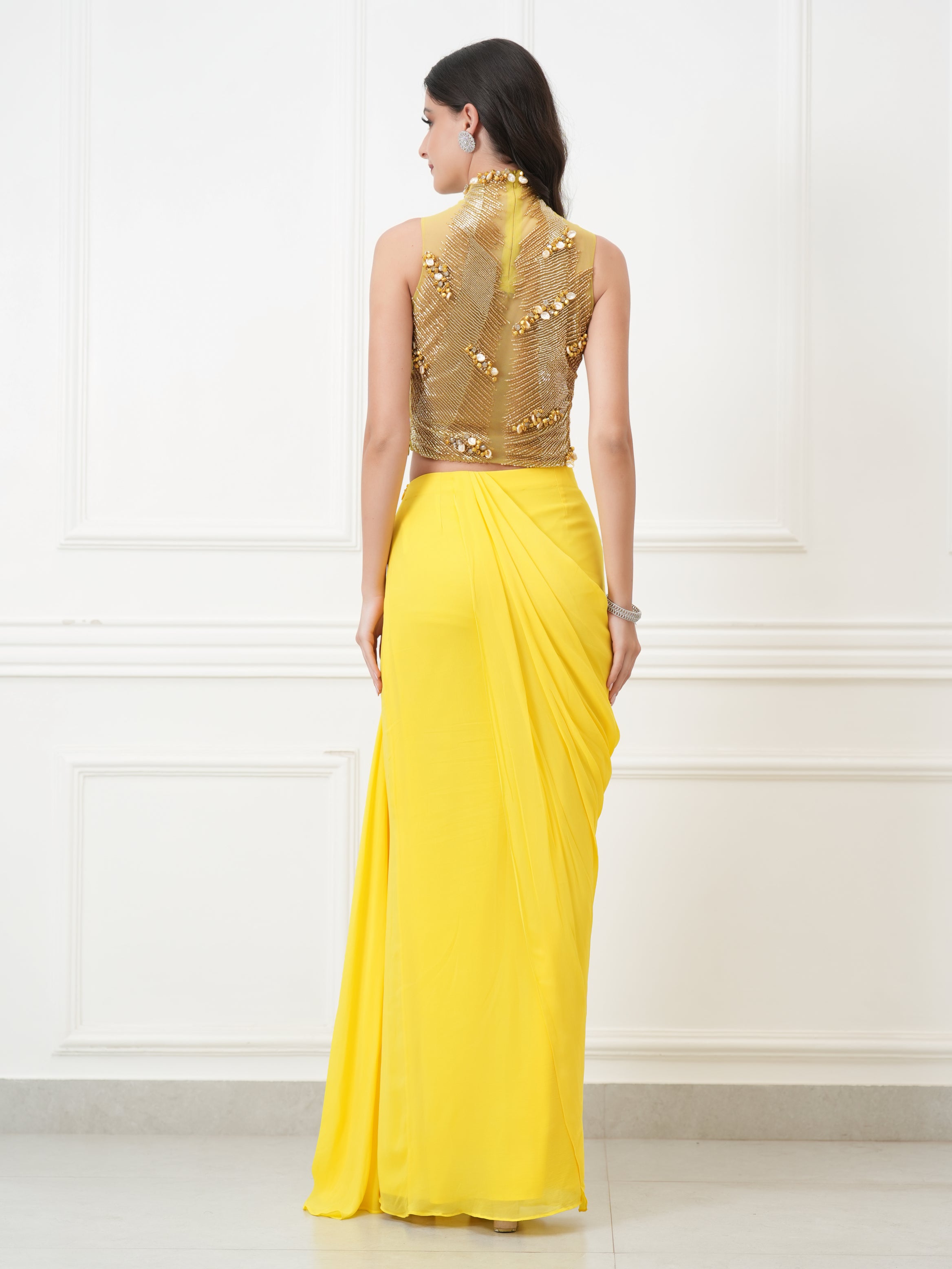 Zivara Gold Drape