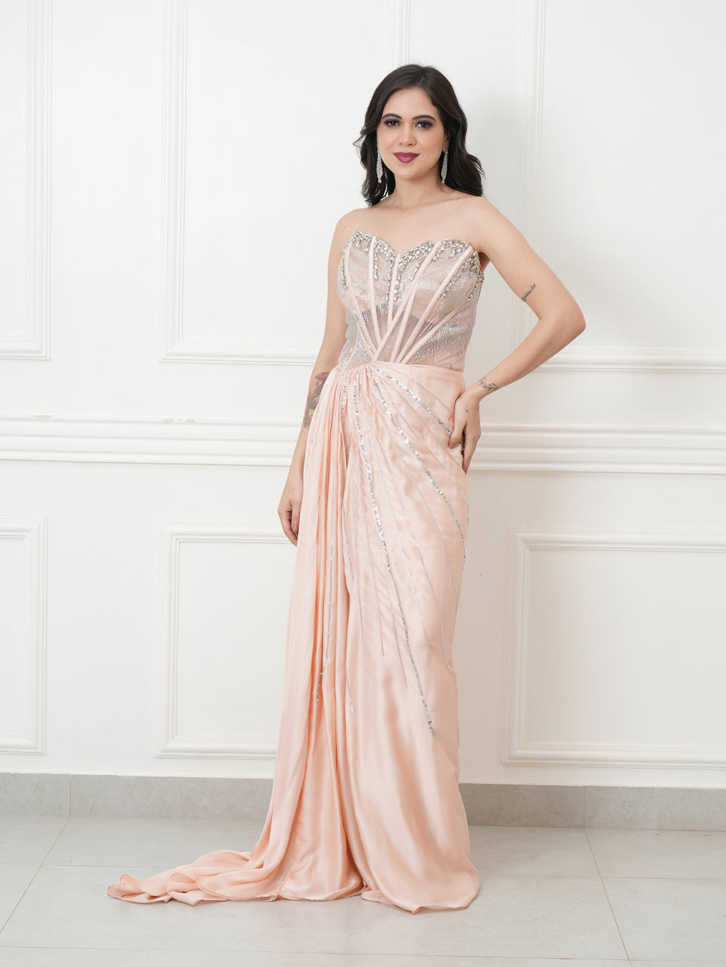 Veloura Blush Drape