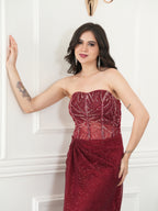 Scarlet ruby gown