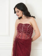Scarlet ruby gown
