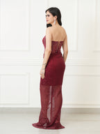Scarlet ruby gown