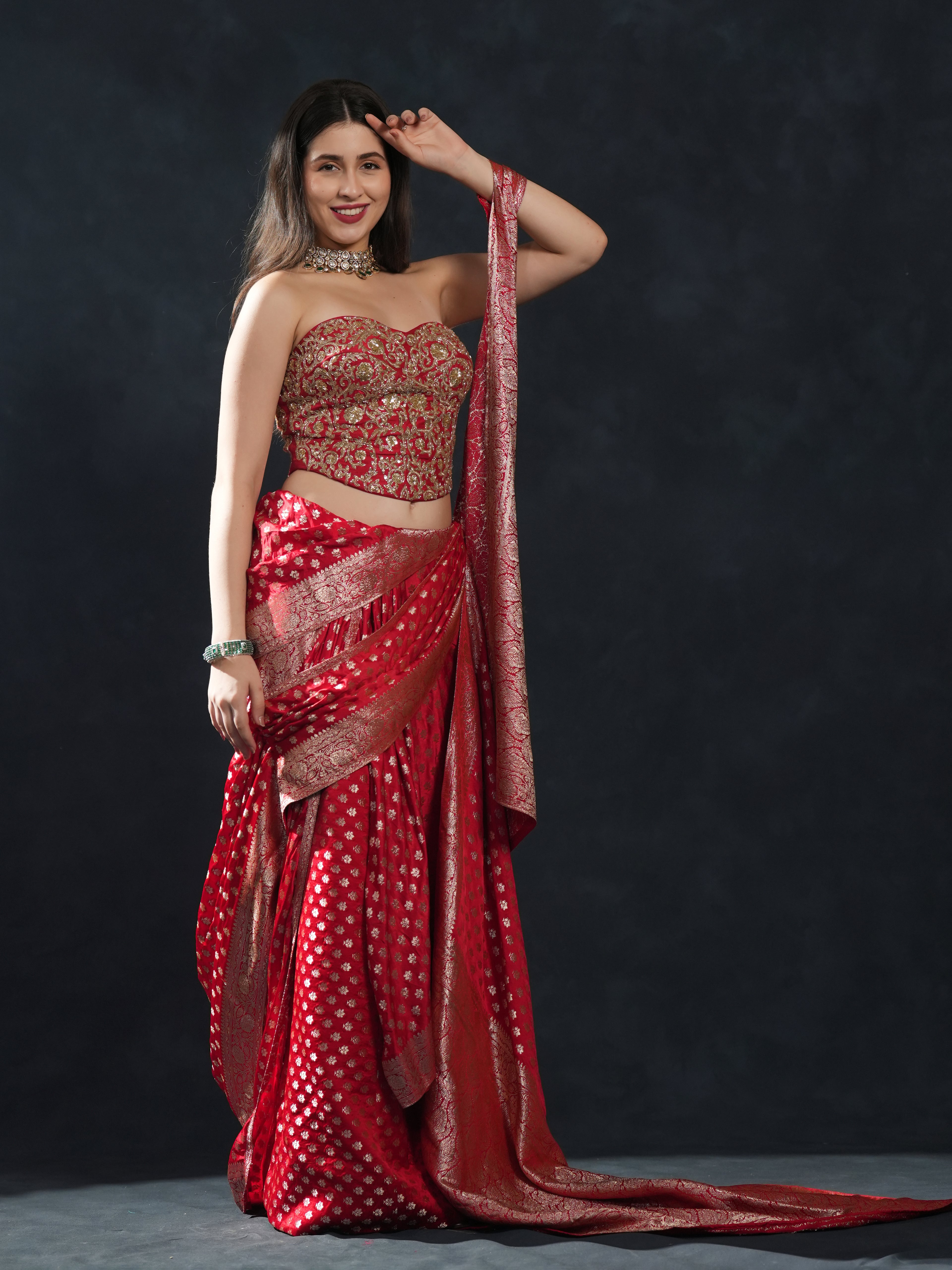 Sunlit Banarasi Drape
