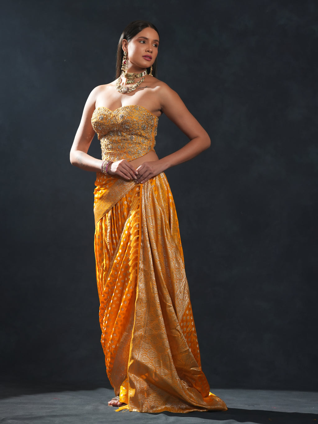 Sunlit Banarasi Drape