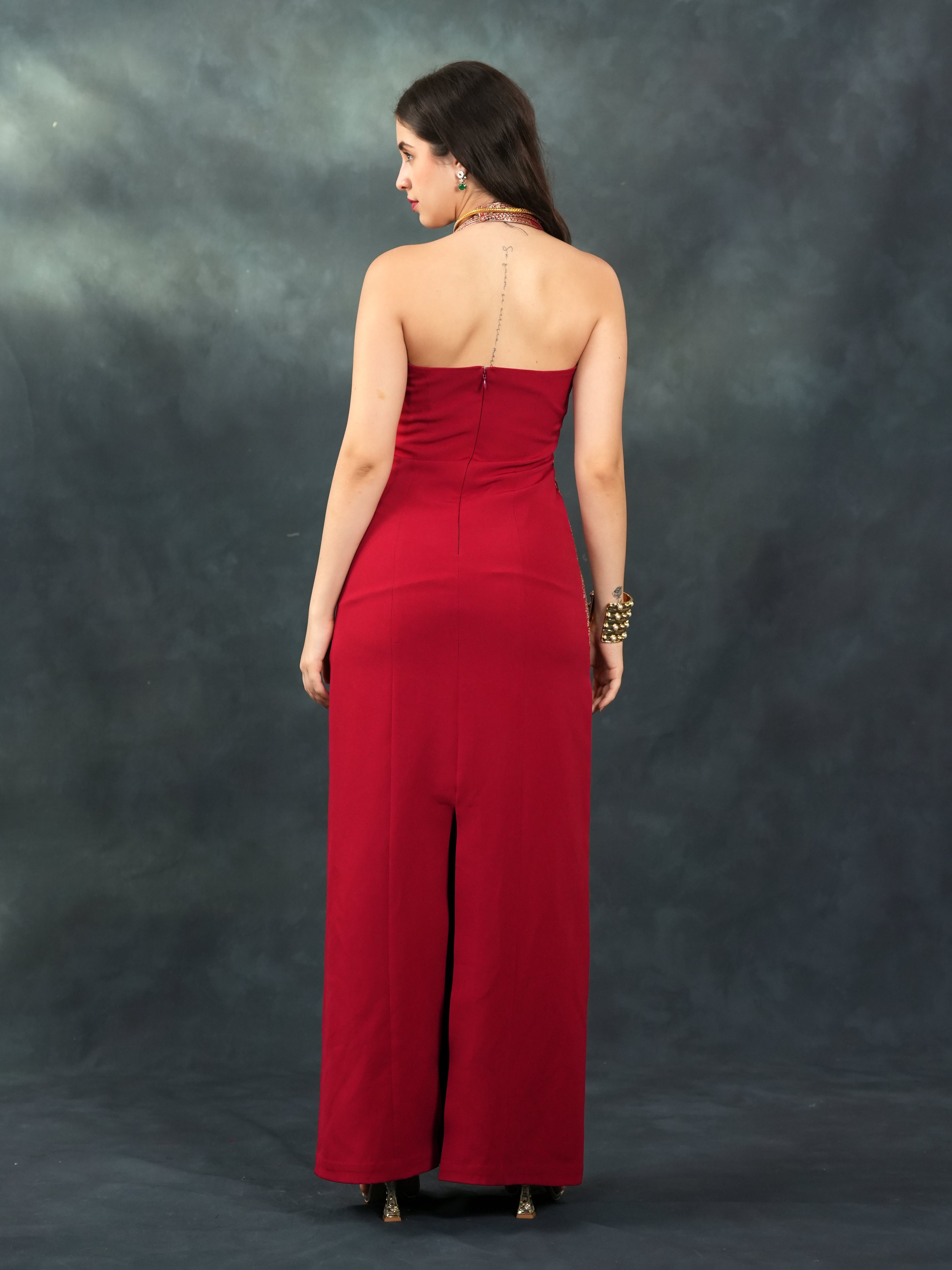 Midnight Drape Gown