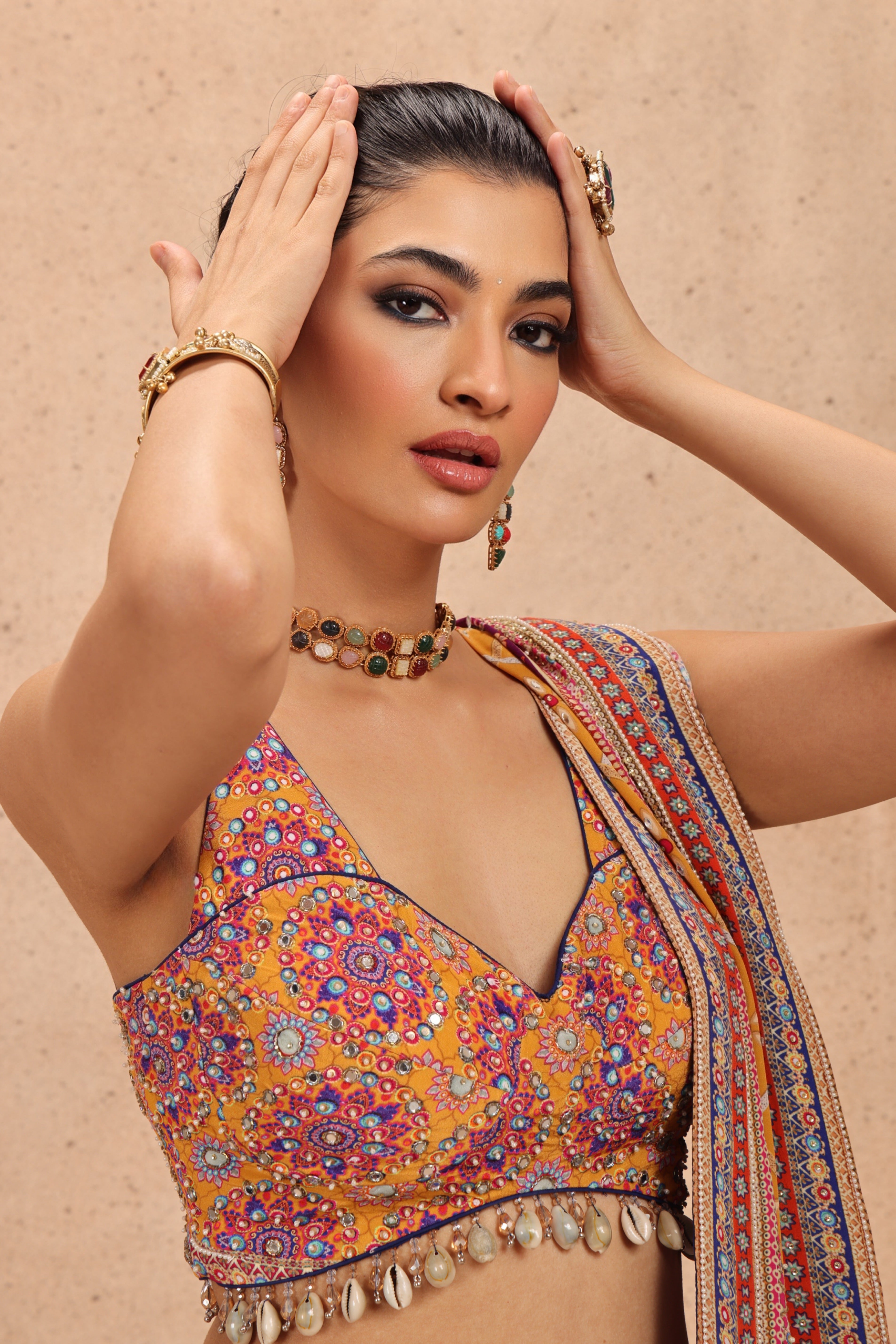 The Royal Mosaic Lehenga