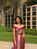 MULBERRY WINE FUSION GOWN