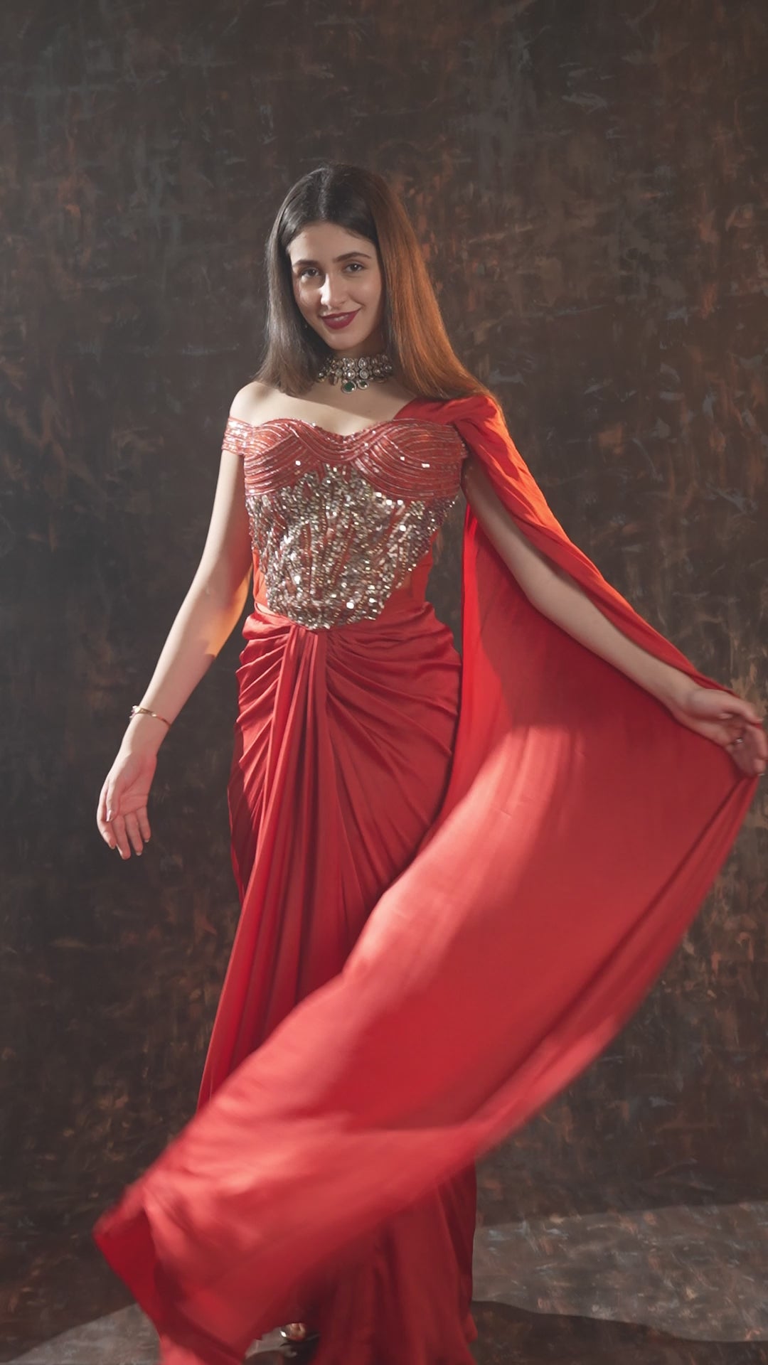 Mehar drape saree