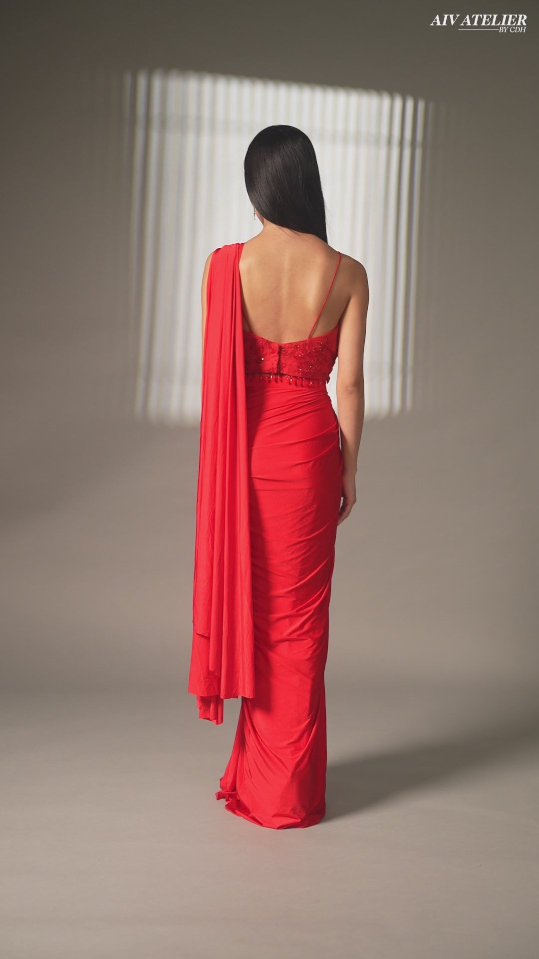 Serica Red Drape